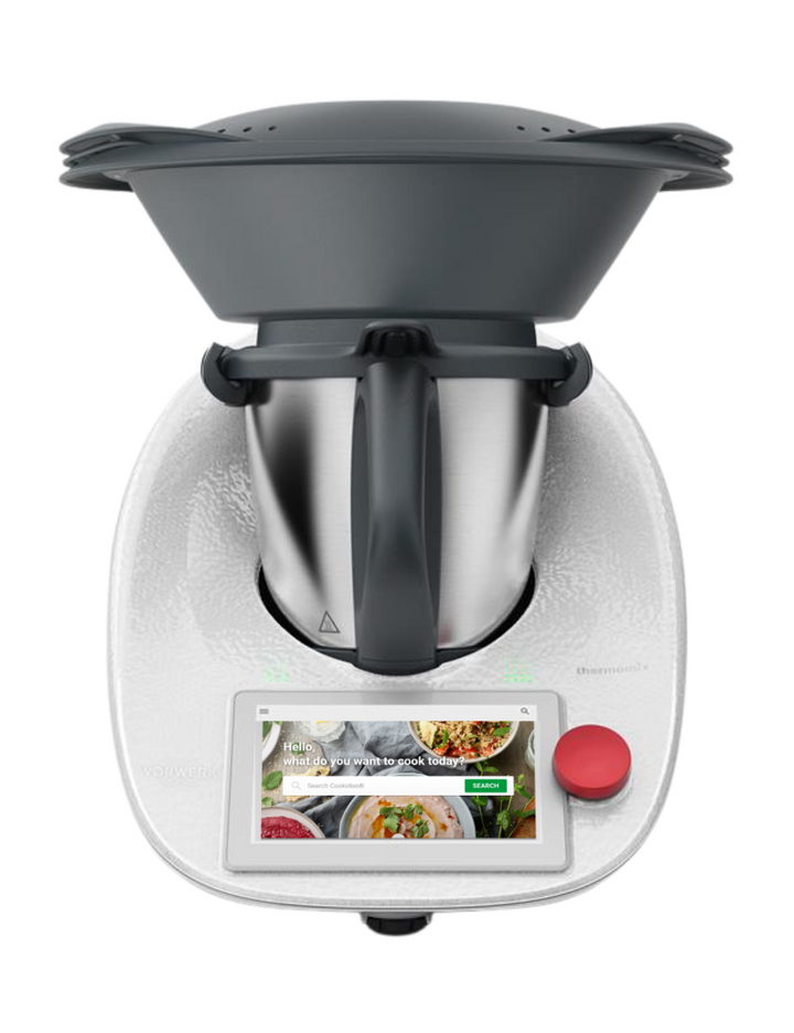 Thermomix® TM6® Sparkling White (Red Dial) - Limited Edition