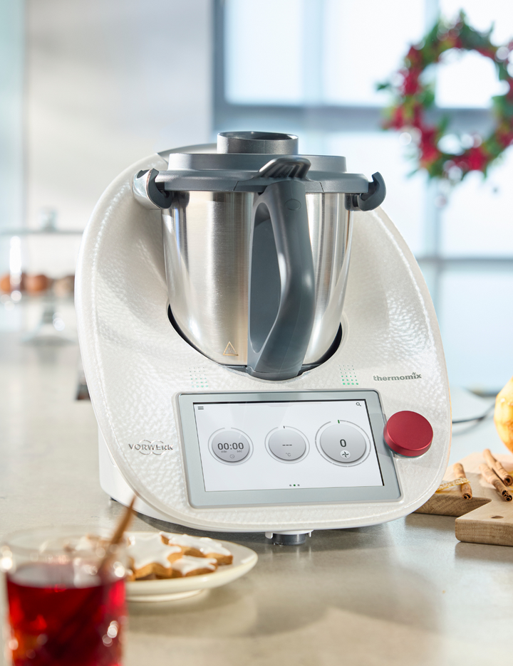 Thermomix® TM6® Sparkling White (Red Dial) - Limited Edition